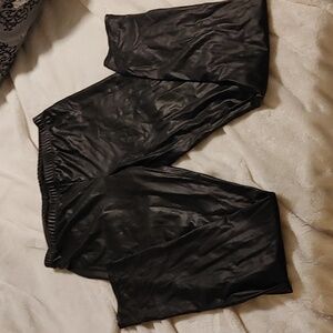 Pleather pants